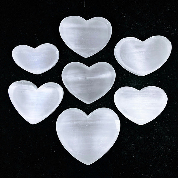 Beautiful Selenite Heart Bowl