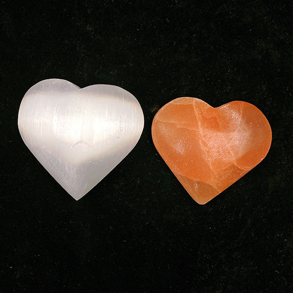 Beautiful Selenite Heart