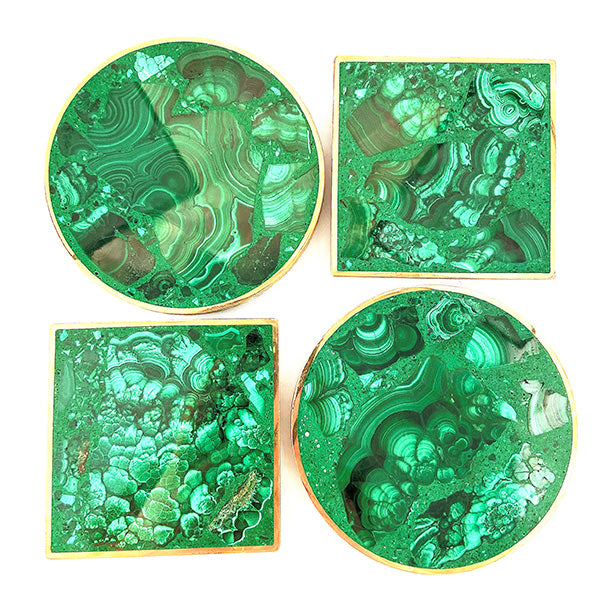 Beautiful Malachite Coaster