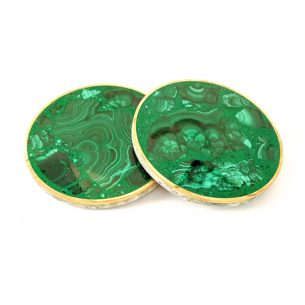 Beautiful Malachite Coaster