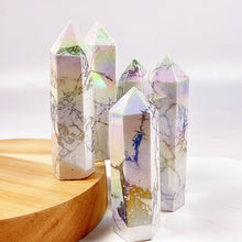 Load image into Gallery viewer, Beautiful Aura Howlite Tower/Point