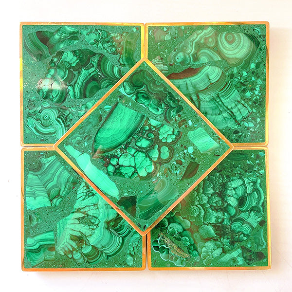 Beautiful Malachite Coaster