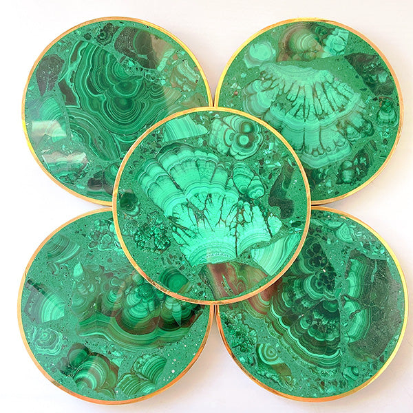 Beautiful Malachite Coaster