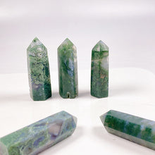 Load image into Gallery viewer, Beautiful Moss Agate Mini Tower/Point