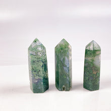 Load image into Gallery viewer, Beautiful Moss Agate Mini Tower/Point