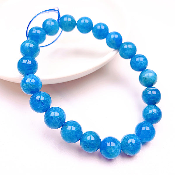 High Quality Nature Blue Apatite Bracelet