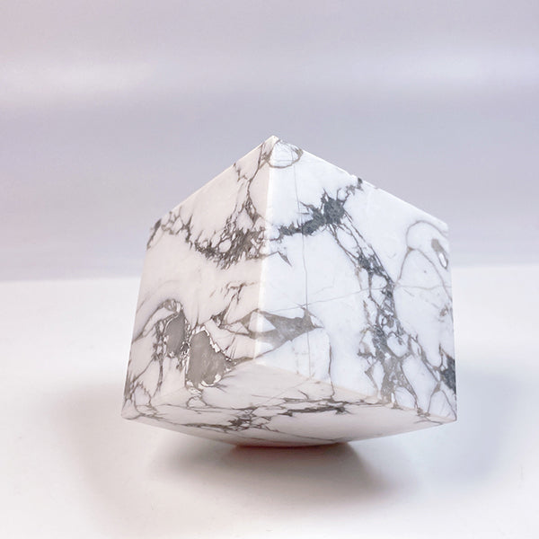 Beautiful Howlite Cube