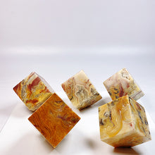 Load image into Gallery viewer, Beautiful Crazy Agate Cube