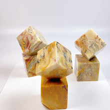 Load image into Gallery viewer, Beautiful Crazy Agate Cube