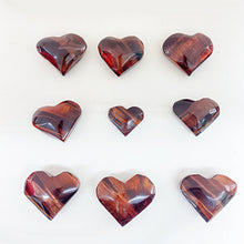 Load image into Gallery viewer, Beautiful Red Tiger Eye Heart