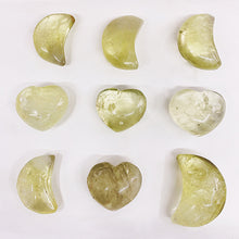 Load image into Gallery viewer, Citrine Heart/Moon Carving