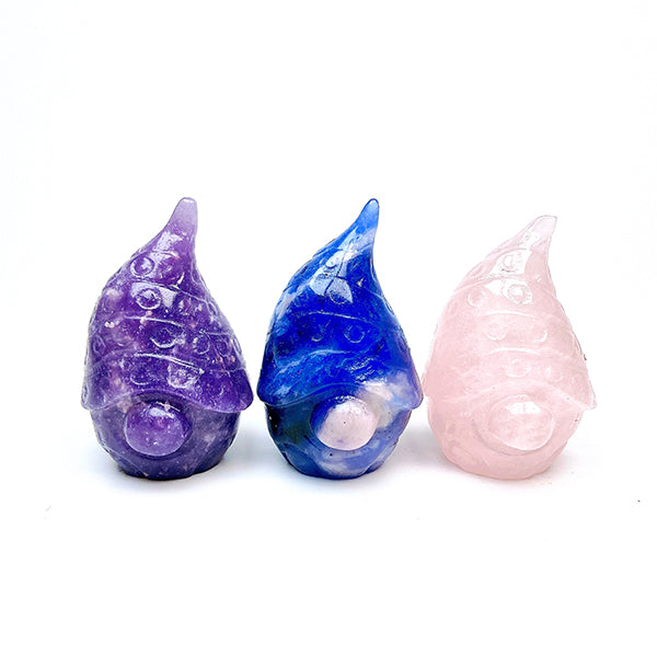 Beautiful Different Materials  Gnomes Carving