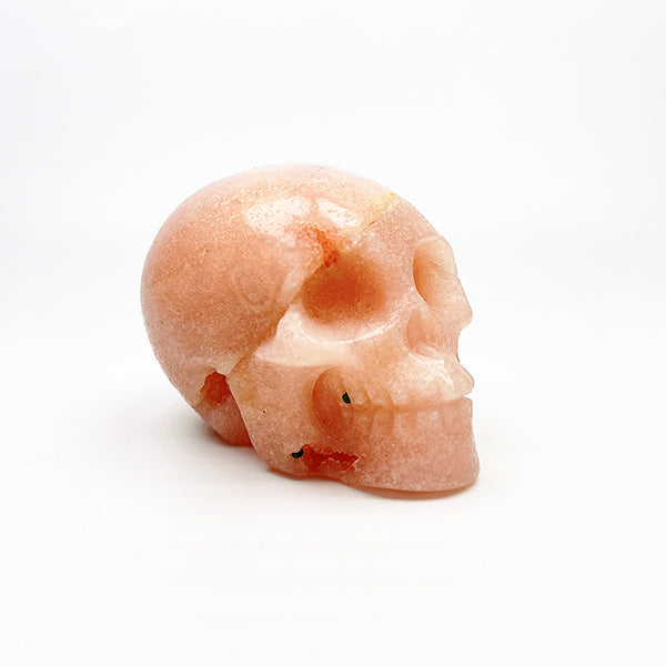 Beautiful Pink Amethyst Middle Size Skull