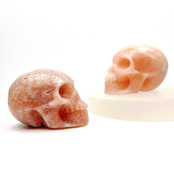 Beautiful Pink Amethyst Middle Size Skull