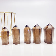 Load image into Gallery viewer, Smokey Quartz Cup Cake Tower/Point