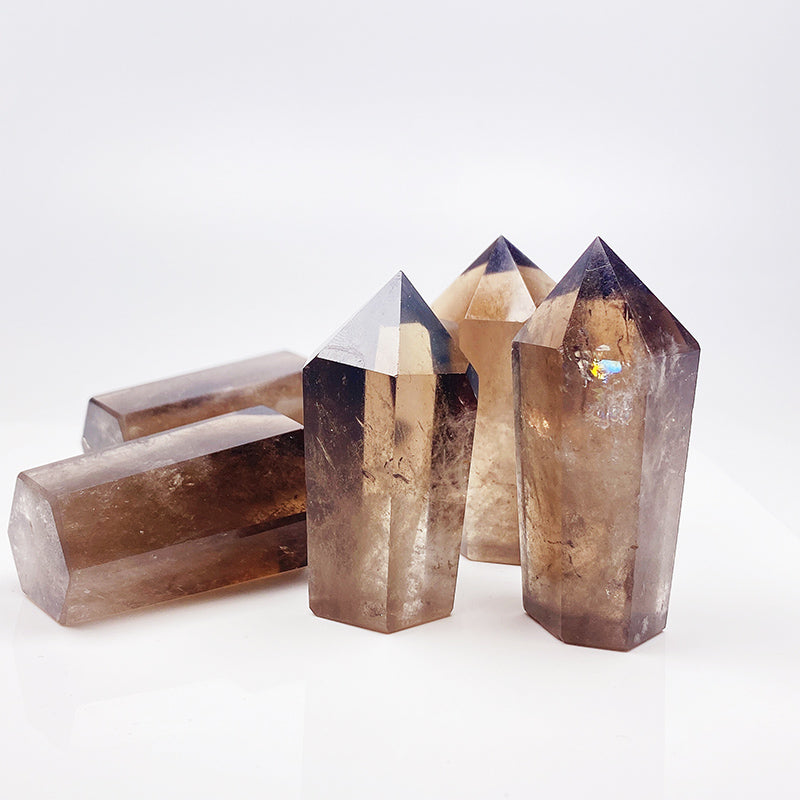 Smokey Quartz Cup Cake Tower/Point