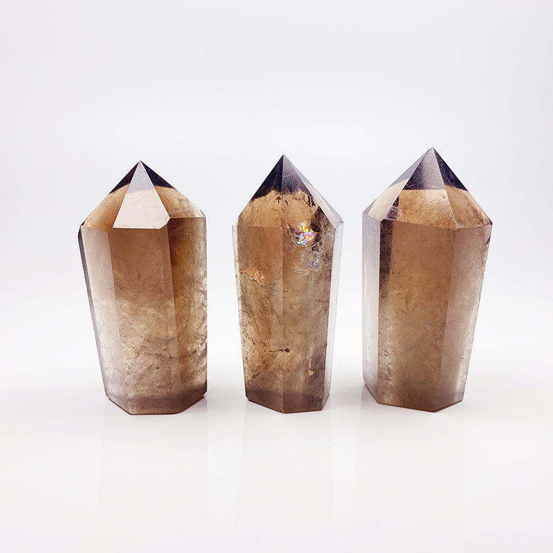 Smokey Quartz Cup Cake Tower/Point