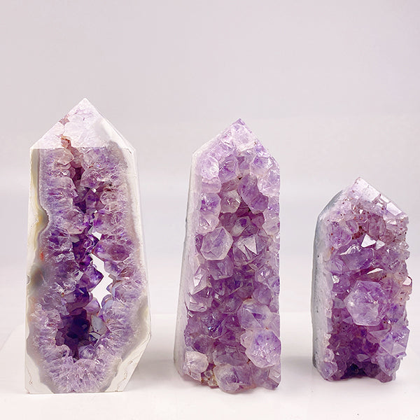 Beautiful Amethyst Geode Tower/Point