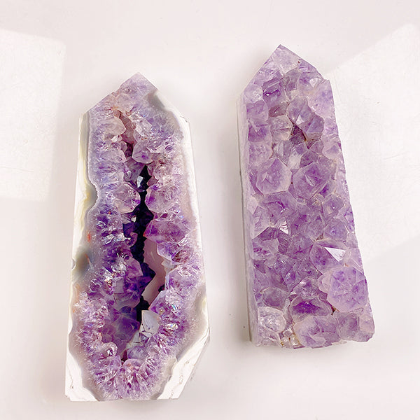 Beautiful Amethyst Geode Tower/Point