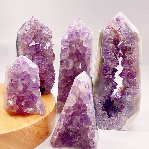 Beautiful Amethyst Geode Tower/Point