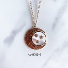 Load image into Gallery viewer, Stainless Steel Pendant  Sun  Moon Star Shell Necklace NA0007