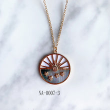 Load image into Gallery viewer, Stainless Steel Pendant  Sun  Moon Star Shell Necklace NA0007