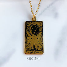 Load image into Gallery viewer, Stainless Steel Pendant Tarot Series Necklace NA0015