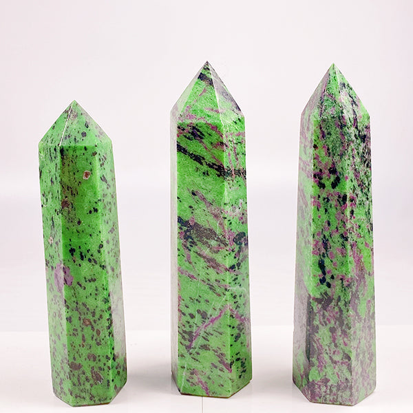 Beautiful Ruby Zoisite Tower/Point