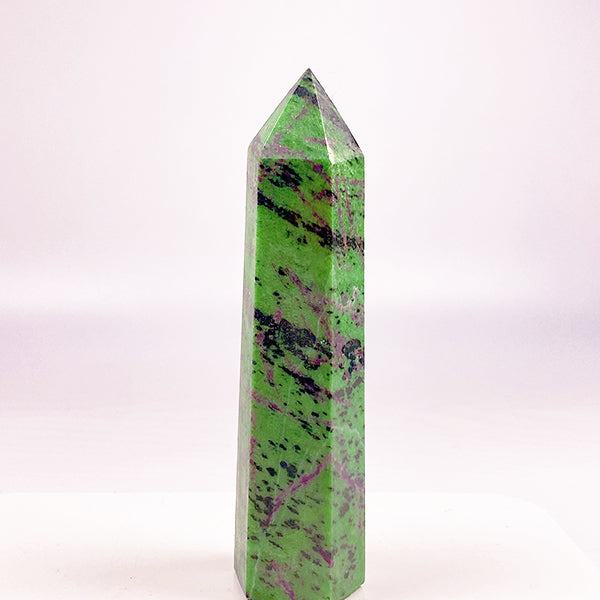 Beautiful Ruby Zoisite Tower/Point