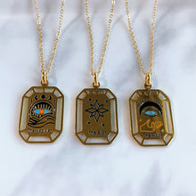 Load image into Gallery viewer, Stainless Steel  Tarot Series Pendant Necklace NA0016