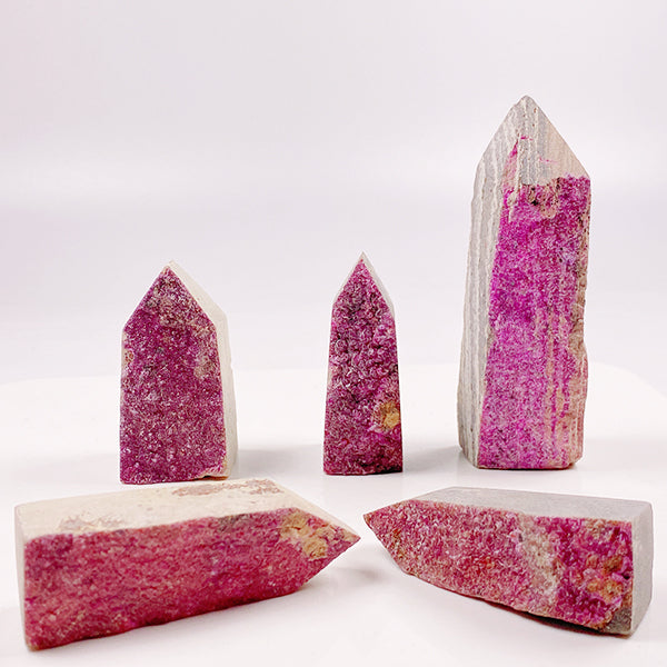 Natural Cobalto Calcite Tower/Point