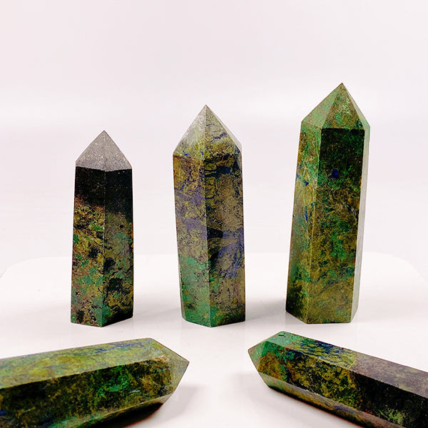 Beautiful Mix Malachite Tower/Point