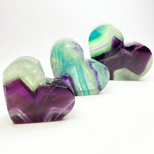 Load image into Gallery viewer, Natural Rainbow Fluorite Heart