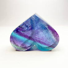 Load image into Gallery viewer, Natural Rainbow Fluorite Heart