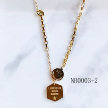 Load image into Gallery viewer, Stainless Steel  Smile Series Pendant Star Necklace NB0003