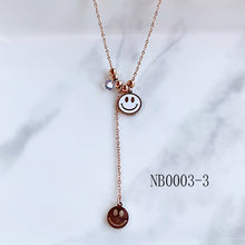 Load image into Gallery viewer, Stainless Steel  Smile Series Pendant Star Necklace NB0003