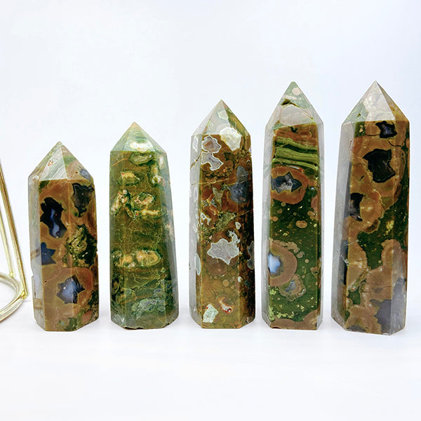 Natural Brecciated Jasper Tower