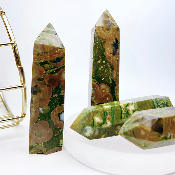 Natural Brecciated Jasper Tower