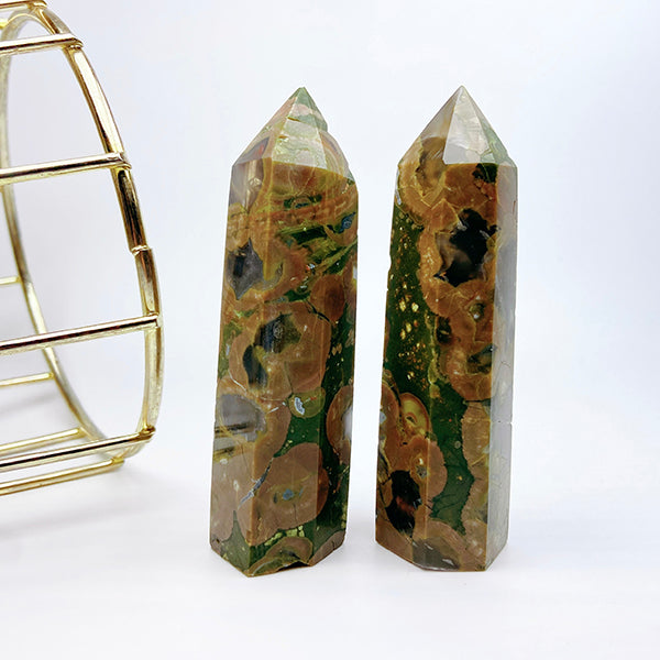 Natural Brecciated Jasper Tower