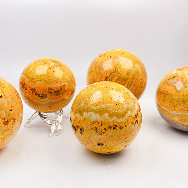 Bumblebee Jasper Sphere