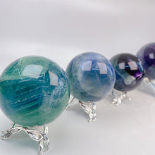 Load image into Gallery viewer, Beautiful  Fluorite Sphere