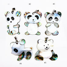 Load image into Gallery viewer, Beautiful Abalone Shell With Shell Pendant (Owl /Panda /Elephant)