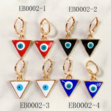 Alloy Evil Eyes Enamel Earring EB0002