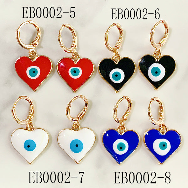 Alloy Evil Eyes Enamel Earring EB0002