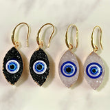 Alloy Evil Eyes Resin Earring EB0004