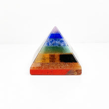 Load image into Gallery viewer, Natural Seven Chakras Pyramid