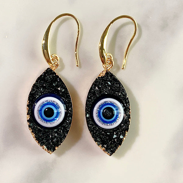 Alloy Evil Eyes Resin Earring EB0004