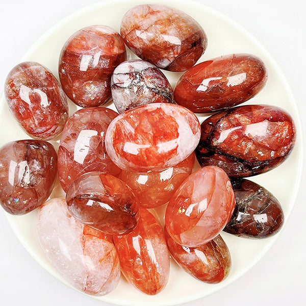 Natural Fire Quartz Tumble