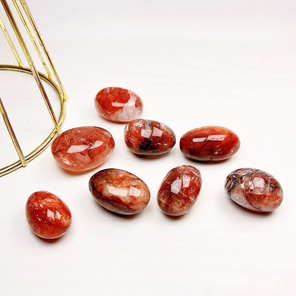 Natural Fire Quartz Tumble