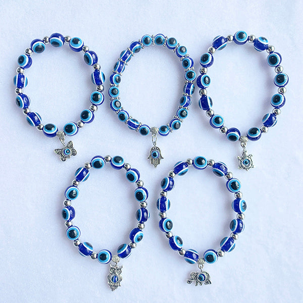 Resin  Evil Eyes Butterfly Hand Elephant Tortoise Owl Bracelet BC0002